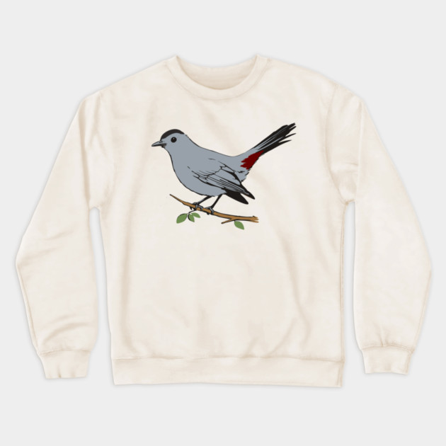 American Gray Catbird Crewneck Sweatshirt by DonWillisJrArt