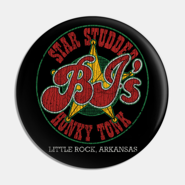 BJ's Star Studded Honky Tonk Pin by rt-shirts