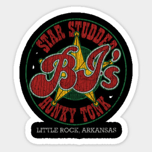 BJ's Star Studded Honky Tonk Sticker
