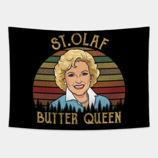 Country Pageant St Olaf Butter Queen Sunset Vintage Retro Tapestry