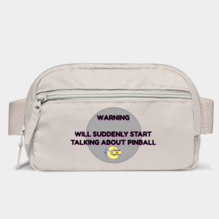 Warning Will Talk Pinball Bag