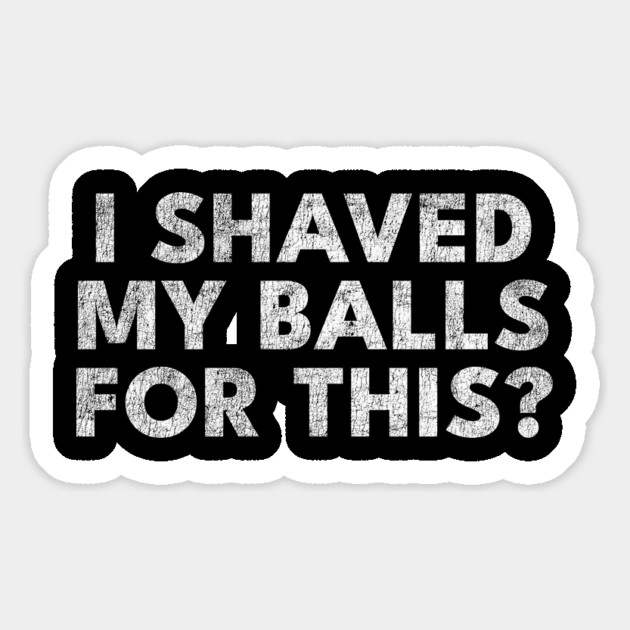 I shaved my balls for this? Magnet by Shit Post Hero