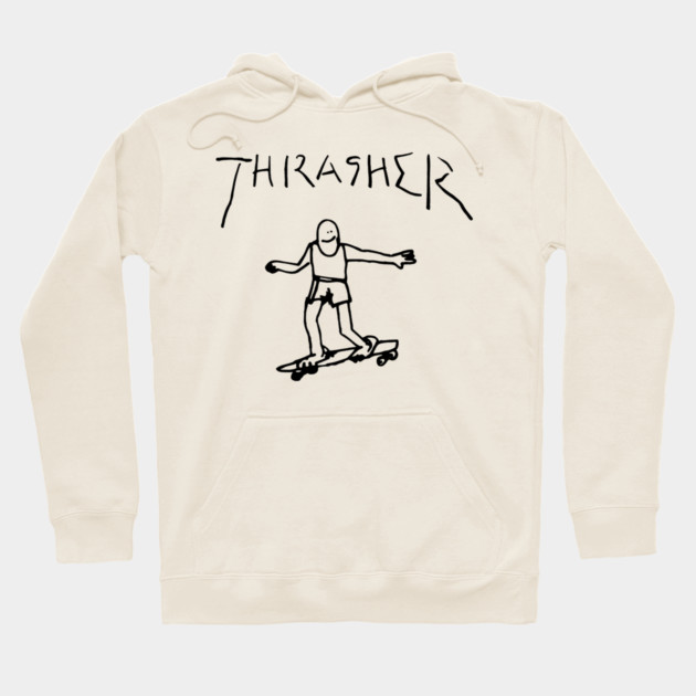 Thrasher Guy Hoodie by Shit Post Hero
