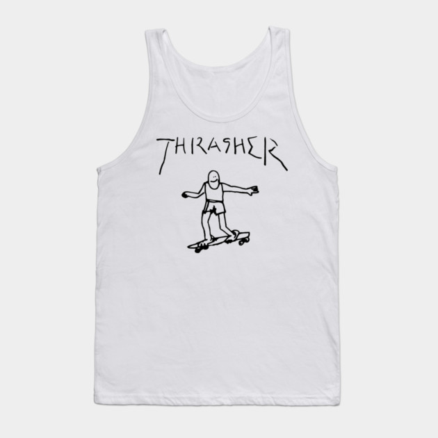 Thrasher Guy Tank Top by Shit Post Hero