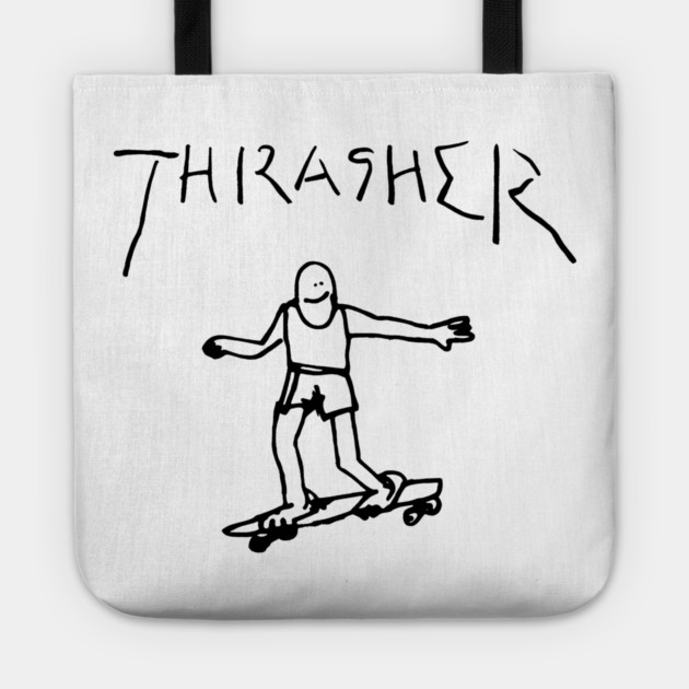 Thrasher Guy Tote by Shit Post Hero
