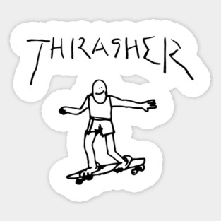 Thrasher Guy Sticker
