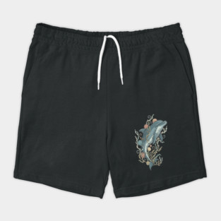 Nautical Bottlenose Dolphin and Seashells Shorts