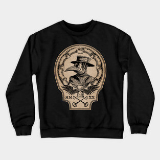 Vintage Plague Doctor Crewneck Sweatshirt