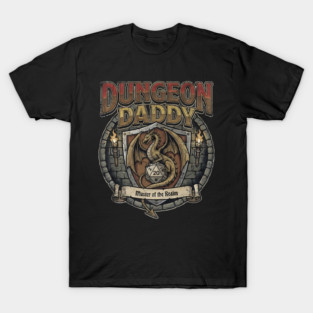 DnD Dungeon Dad Vintage 80s T-Shirt