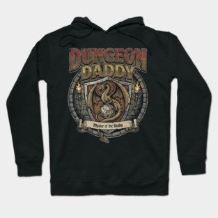 DnD Dungeon Dad Vintage 80s Hoodie