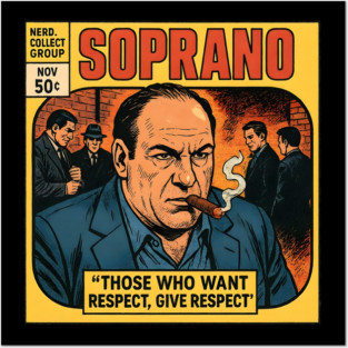 Sopranos Comic artwork Posters and Art