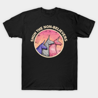 Shun The Non-Believers Unicorn Candy T-Shirt