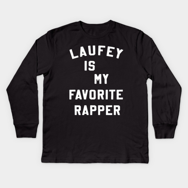 Laufey Is My Favorite Rapper shirt Favorite Rapper Tee Laufey Vinyl Kids Long Sleeve T-Shirt by celestial_artworks