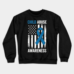 Child Abuse Awareness Crewneck Sweatshirt