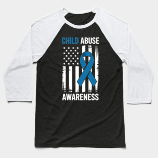 Child Abuse Awareness Baseball T-Shirt