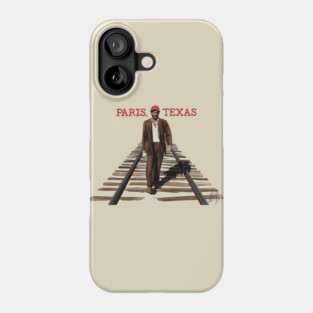 Paris, Texas: Walking the Rails Phone Case