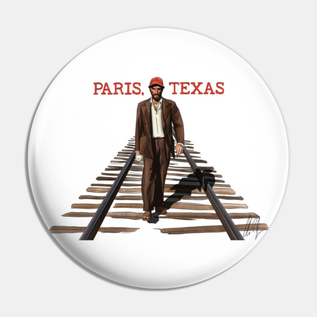 Paris, Texas: Walking the Rails Pin by 51Deesigns