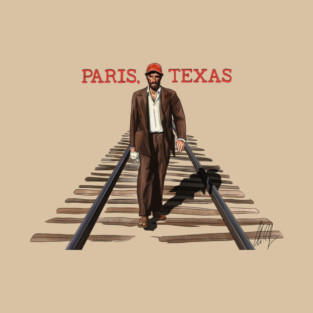 Paris, Texas: Walking the Rails T-Shirt