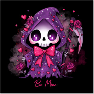 Valentine Grim Reaper Posters and Art
