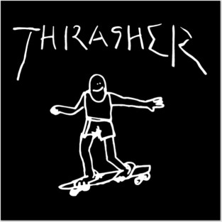 Thrasher Guy Posters and Art