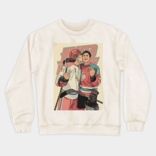 KISSING heated rivalry Crewneck Sweatshirt