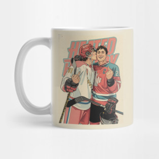 KISSING heated rivalry Mug