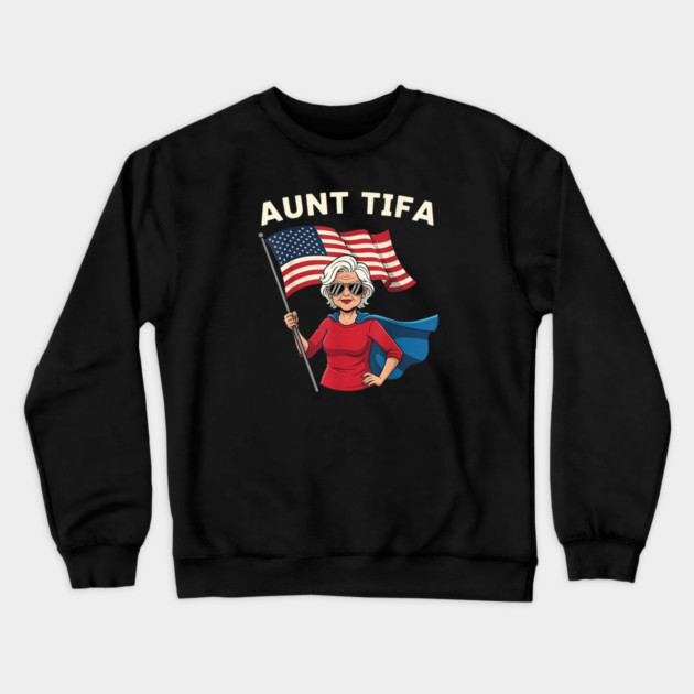 Aunt Tifa Crewneck Sweatshirt by Charles's Store 8