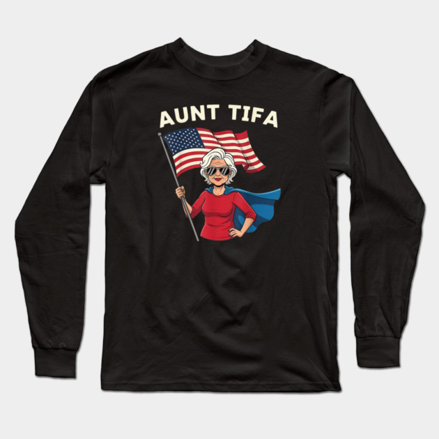 Aunt Tifa Long Sleeve T-Shirt by Charles's Store 8