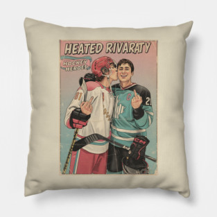 heated rivalry  Hokey Heroes Pillow