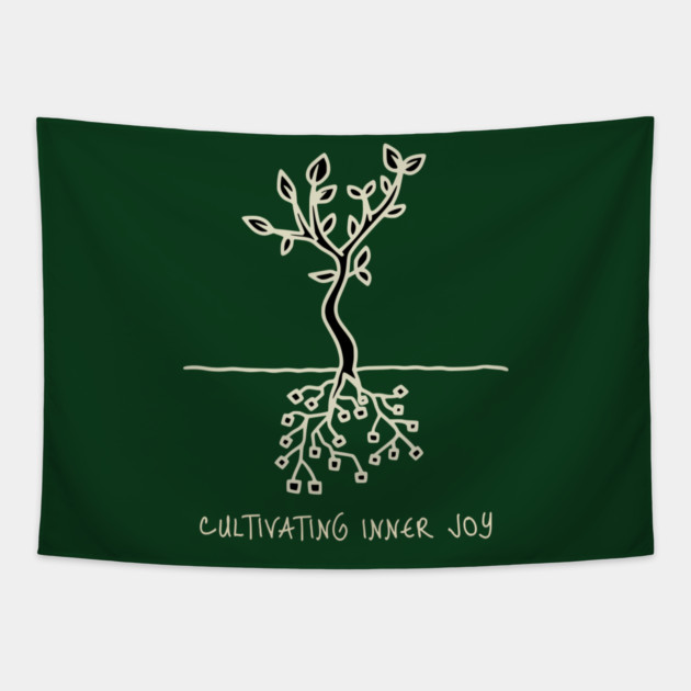Cultivating Inner Joy Tapestry by Jerry