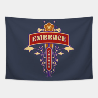 Embrace Change Tapestry