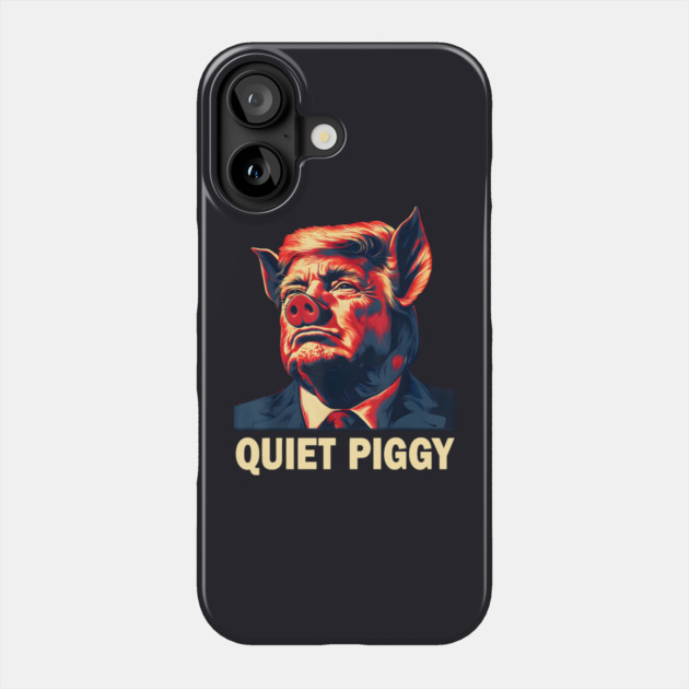 Quiet Piggy Phone Case by Charles's Store 8