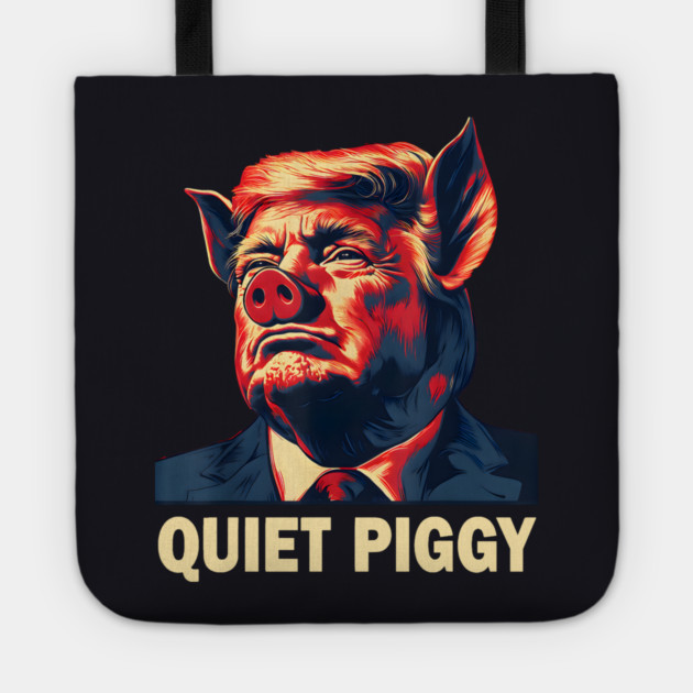 Quiet Piggy Tote by Charles's Store 8