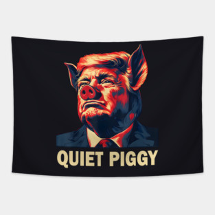 Quiet Piggy Tapestry