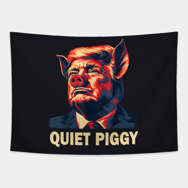 Quiet Piggy Tapestry by Charles's Store 8