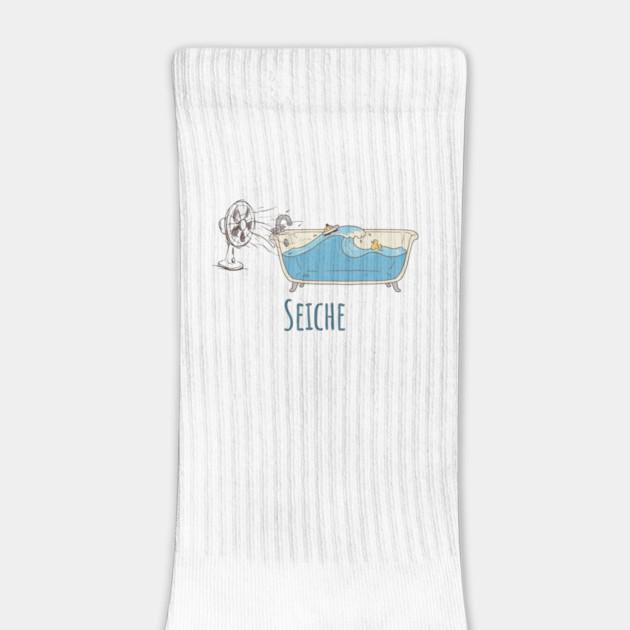 Seiche: the definition of Seiche in a cute cartoon by Luxinda