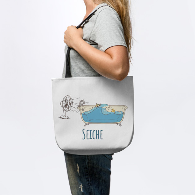 Seiche: the definition of Seiche in a cute cartoon by Luxinda