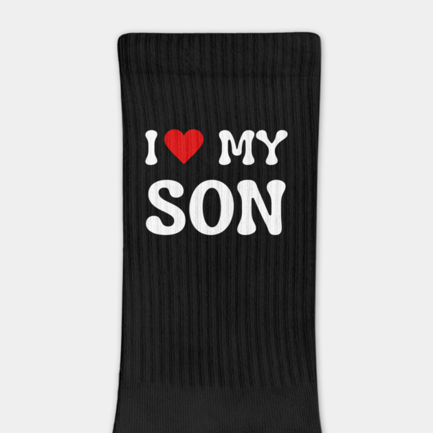 I Love My Son by Creatifly Graphic Tees
