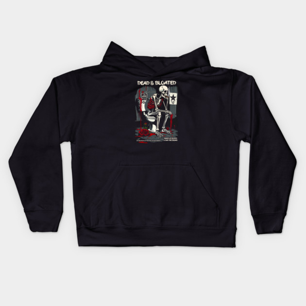 DEAD AND BLOATED Kids Hoodie by artslaves