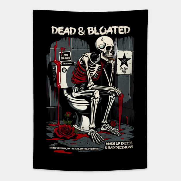 DEAD AND BLOATED Tapestry by artslaves