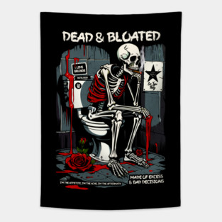 DEAD AND BLOATED Tapestry