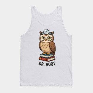 Dr Hoot Wise Owl Doctor Tank Top