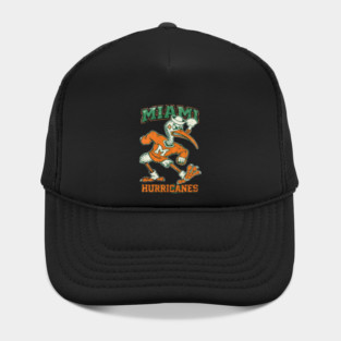 Miami Hurricanes Ibis – Classic Vintage Mascot Design Hat