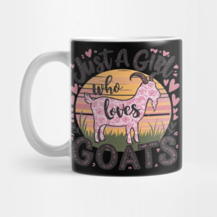 Goat Just A Girl Who Loves Goats Mug