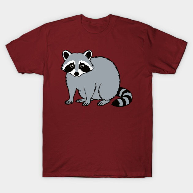 Raccoon — Subtle Funny Wildlife T-Shirt by DonWillisJrArt
