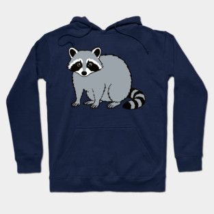 Raccoon — Subtle Funny Wildlife Hoodie