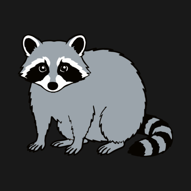 Raccoon — Subtle Funny Wildlife by DonWillisJrArt