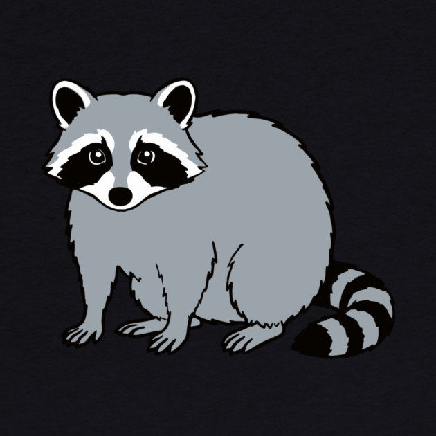 Raccoon — Subtle Funny Wildlife by DonWillisJrArt