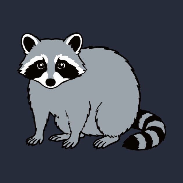 Raccoon — Subtle Funny Wildlife by DonWillisJrArt