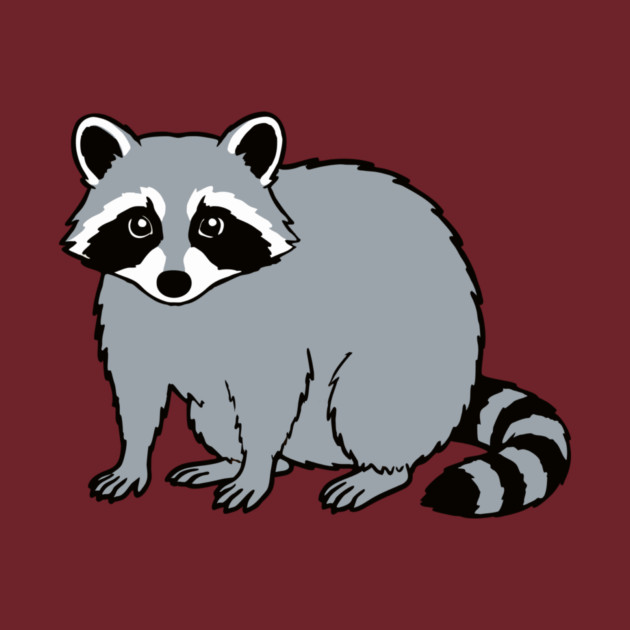 Raccoon — Subtle Funny Wildlife by DonWillisJrArt